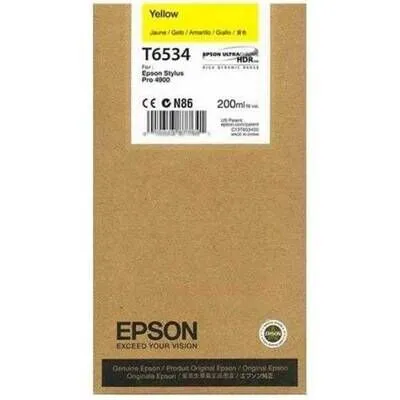 Epson T6534-C13T653400 Yellow Original Cartridge - Epson