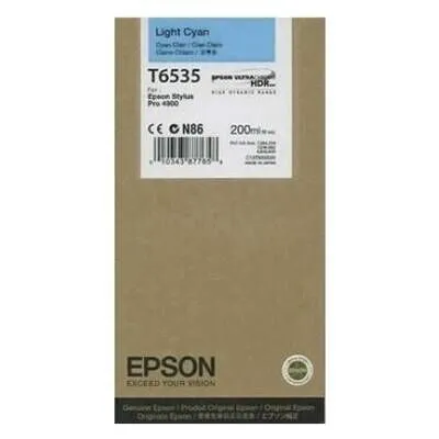 Epson T6535-C13T653500 Açık Mavi Orijinal Kartuş - Epson