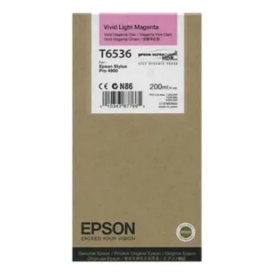 Epson T6536-C13T653600 Açık Kırmızı Orijinal Kartuş - Epson