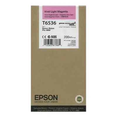 Epson T6536-C13T653600 Açık Kırmızı Orijinal Kartuş - 1