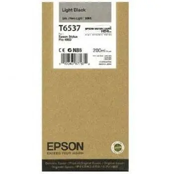 Epson T6537-C13T653700 Açık Siyah Orijinal Kartuş - 1