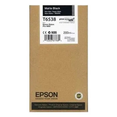 Epson T6538-C13T653800 Mat Siyah Orijinal Kartuş - Epson