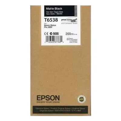 Epson T6538-C13T653800 Mat Siyah Orijinal Kartuş - 1