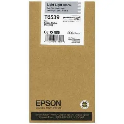 Epson T6539-C13T653900 Açık Açık Siyah Orijinal Kartuş - 1