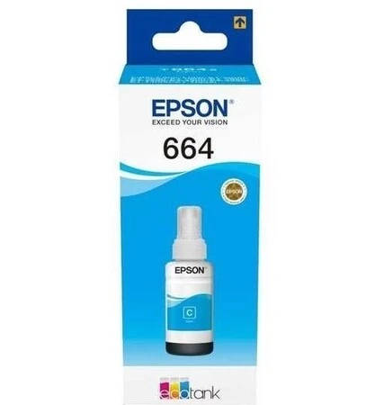 Epson T6642 C13T66424A Orijinal Mavi Mürekkep - Epson