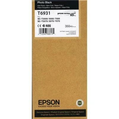 Epson T6931-C13T693100 Foto Siyah Orijinal Kartuş Y,K - Epson