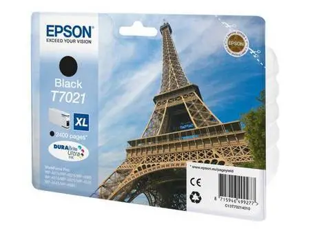 Epson T7021XL-C13T70214010 Siyah Orijinal Kartuş - 1