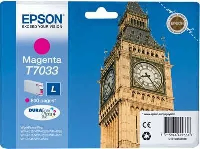 Epson T7033-C13T70334010 Magenta Original Cartridge - Epson