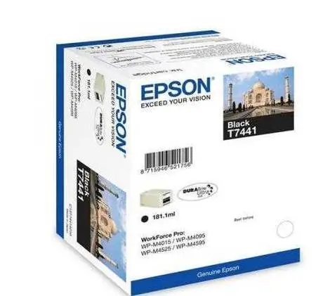 Epson T7441-C13T74414010 Siyah Orijinal Kartuş - 1