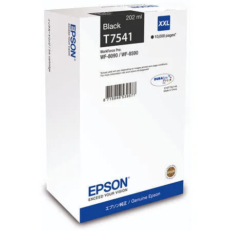 Epson T7541XXL-C13T754140 Siyah Orijinal Kartuş - Epson