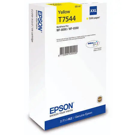Epson T7544XXL-C13T754440 Sarı Orijinal Kartuş - 1