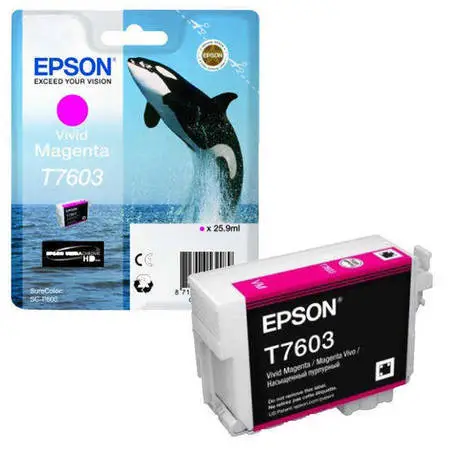Epson T7603-C13T76034010 Kırmızı Orijinal Kartuş - 1