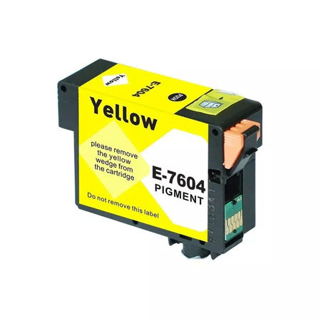 Epson T7604-C13T76044010 Yellow Compatible Cartridge - 2