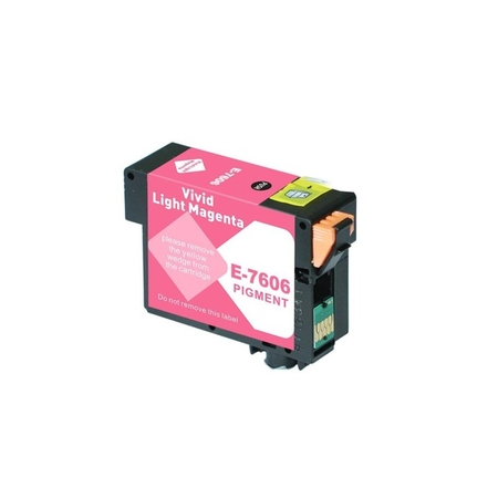 Epson T7606-C13T76064010 Light Magenta Compatible Cartridge - 2