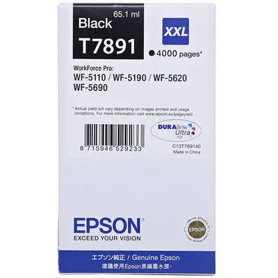 Epson T7891-C13T789140 Siyah Orijinal Kartuş - 1