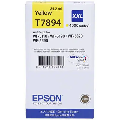 Epson T7894-C13T789440 Sarı Orijinal Kartuş - 1