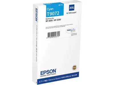 Epson T9072-C13T907240 Mavi Orijinal Kartuş Yüksek Kapasiteli - 1