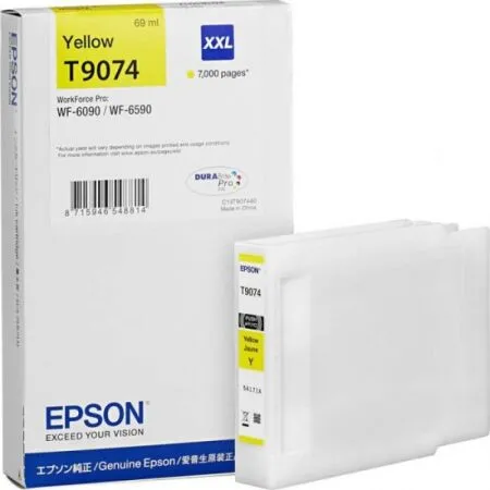 Epson T9074-C13T907440 Yellow Original Cartridge High Capacity - Epson