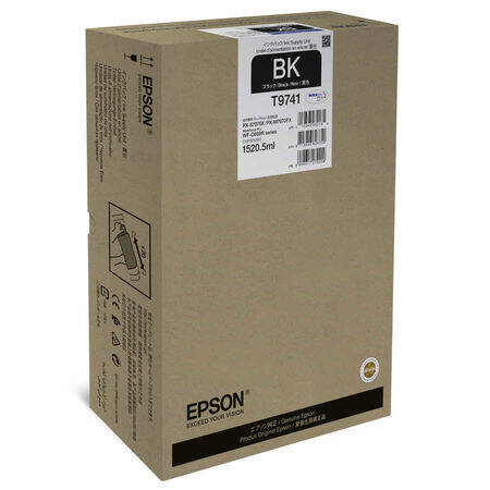 Epson T9741XXL C13T974100 Siyah Ekstra Yüksek Kapasiteli Orijinal Kartuş - 1