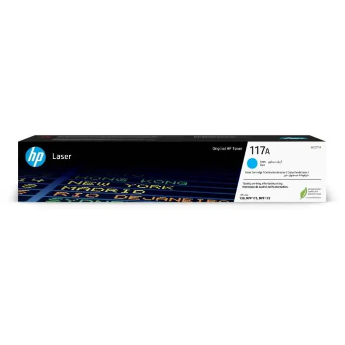 HP 117A / W2071A Cyan Original Toner - 1
