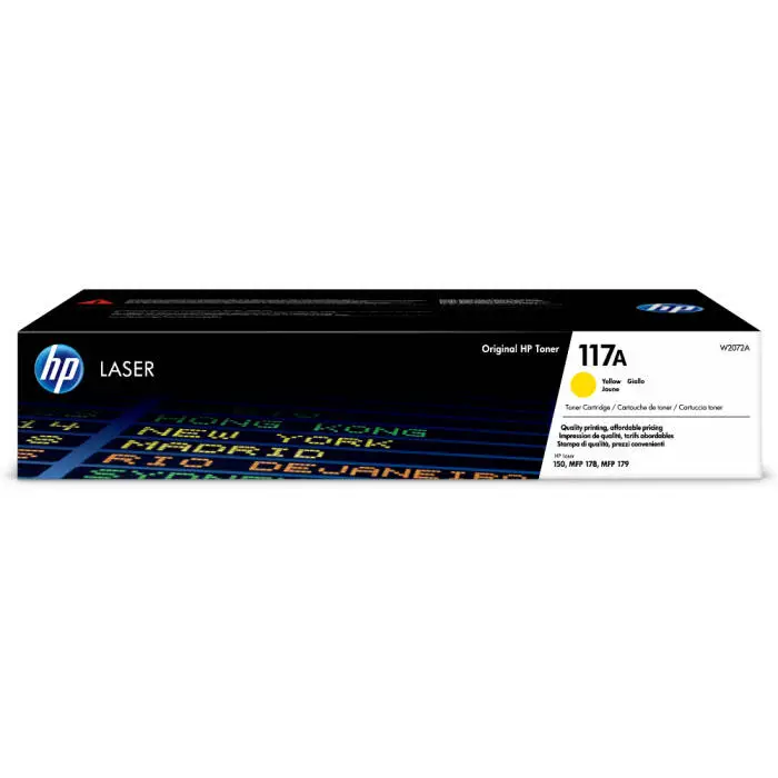 HP 117A / W2072A Yellow Original Toner - 1