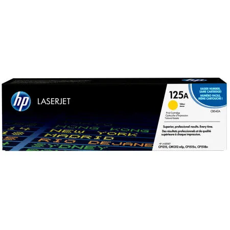 HP 125A CB542A Original Yellow Toner - Hp