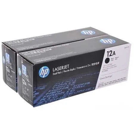 Hp 12AD -Q2612AD Orijinal Toner 2'li Paket - Hp