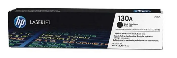 HP 130A CF350A Original Black Toner - 1