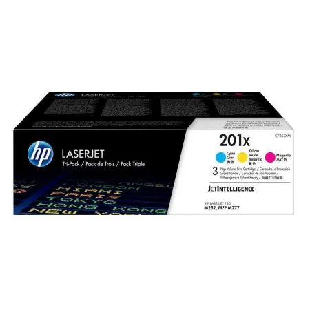 HP 201X CF253XM Original Color Toner Economic Pack - 1
