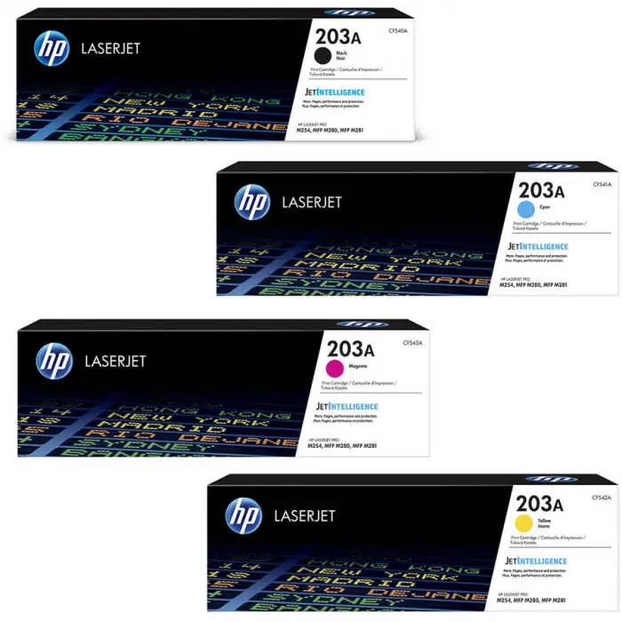 HP 203A Original Toner Set - 1
