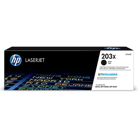 HP 203X CF540X Original Black Toner - 1