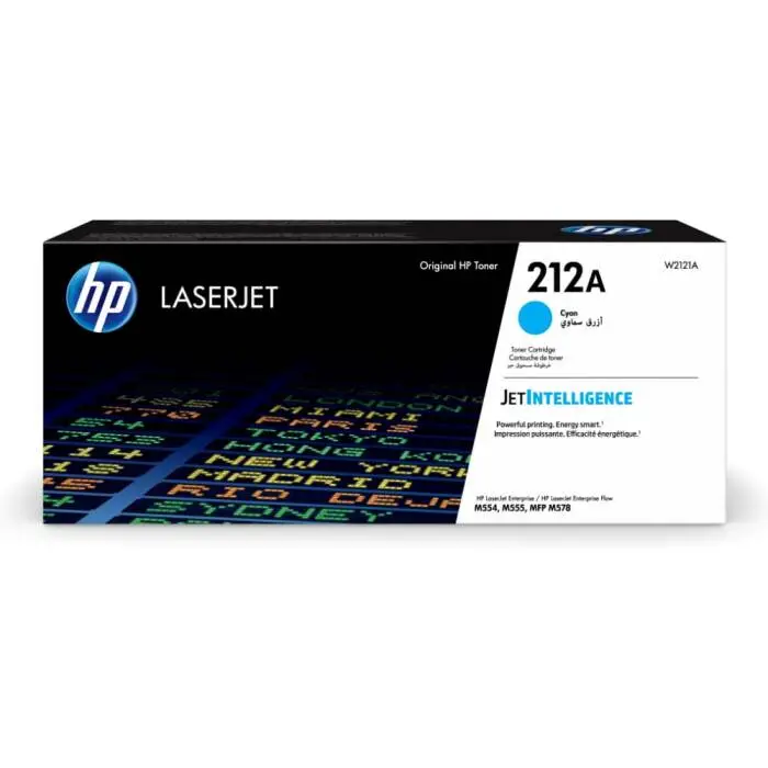 HP 212A W2121A Cyan Original Toner - 1