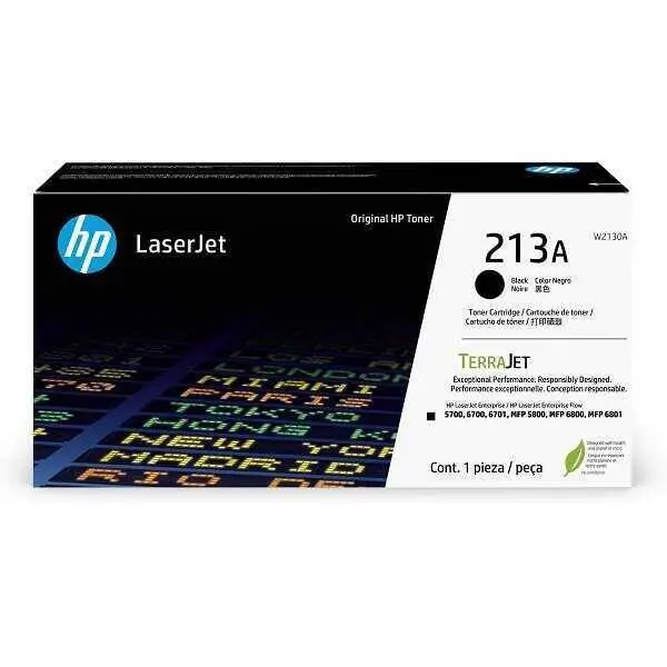 HP 213A W2130A Black Original Toner - 1