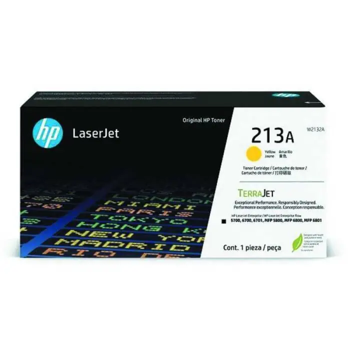 HP 213A W2132A Yellow Original Toner - 1