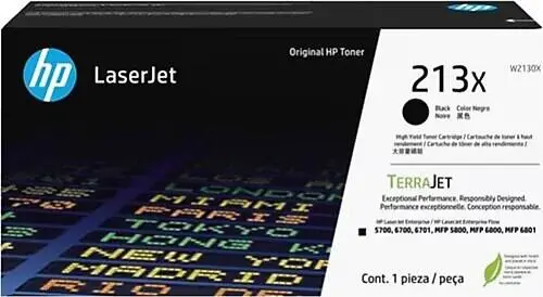 Hp 213X-W2130X Siyah Orijinal Toner Yüksek Kapasiteli - 1