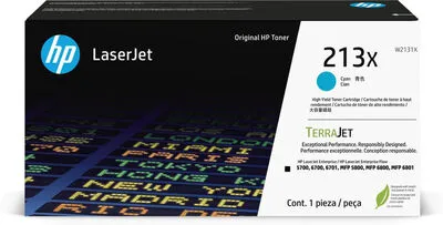 HP 213X W2131X Cyan High Yield Original Toner - Hp