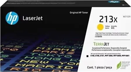 Hp 213X-W2132X Sarı Orijinal Toner Yüksek Kapasiteli - Hp