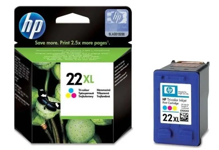 Hp 22XL-C9352C Renkli Orijinal Kartuş - 1