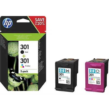 HP 301-CR340E Original Cartridge 2 Pack - 1