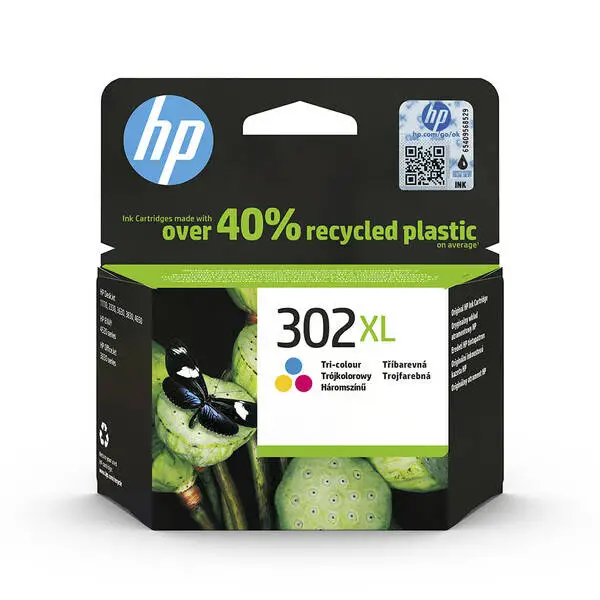 Hp 302XL-F6U67AE Renkli Orijinal Kartuş - 1