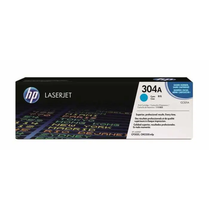 HP 304A CC531A Cyan Original Toner - 1