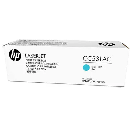 HP 304A CC531AC Cyan Original Toner - 1