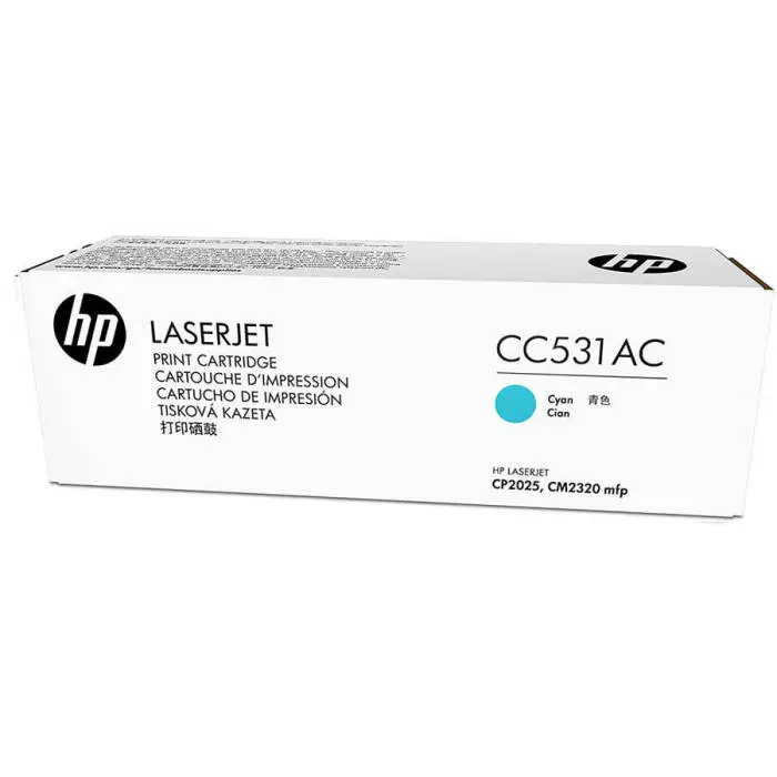 HP 304A CC531AC Cyan Original Toner - 1