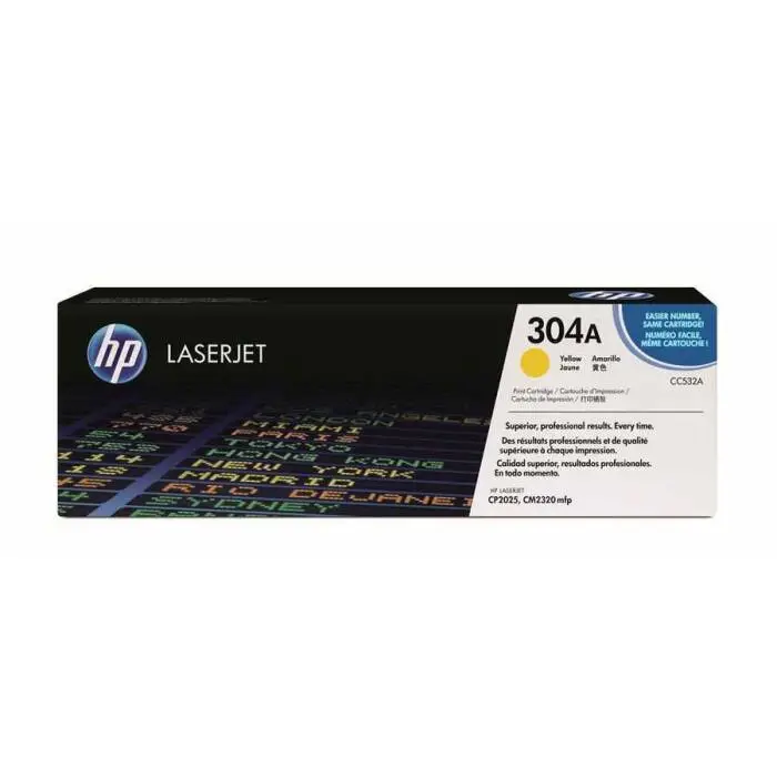 Hp 304A-CC532A Orijinal Sarı Toner - 1
