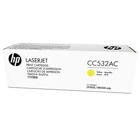 HP 304A CC532AC Yellow Original Toner - 1