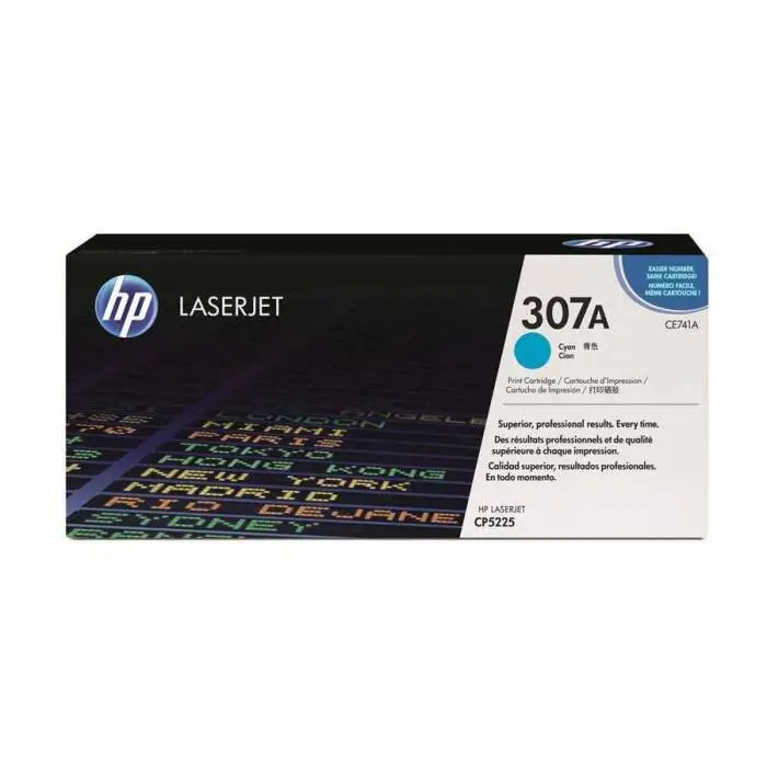 HP 307A-CE741A Cyan Original Toner - 1