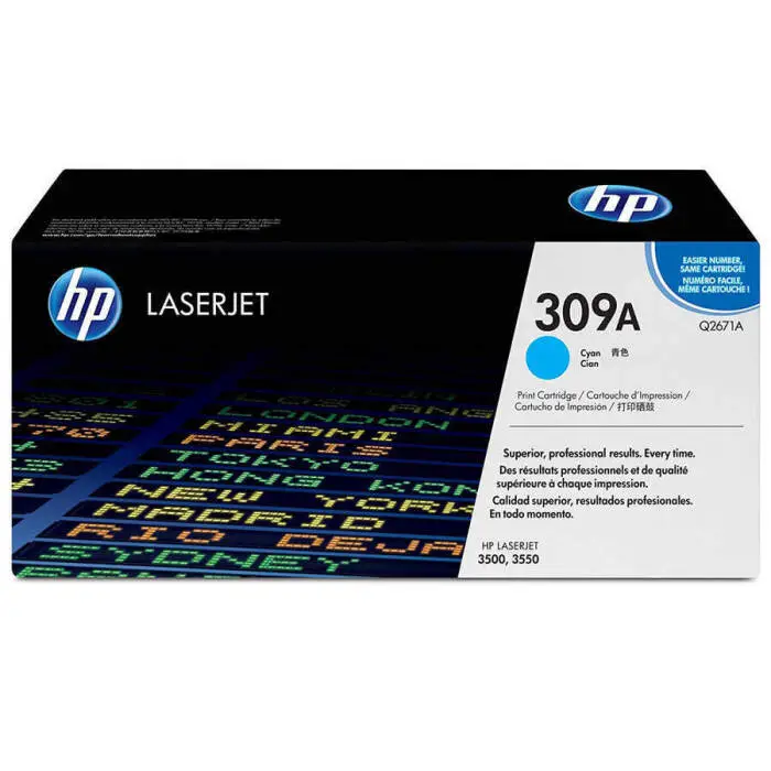 HP 309A-Q2671A Cyan Original Toner - 1