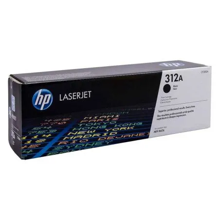 HP 312A-CF380A Black Original Toner - Hp