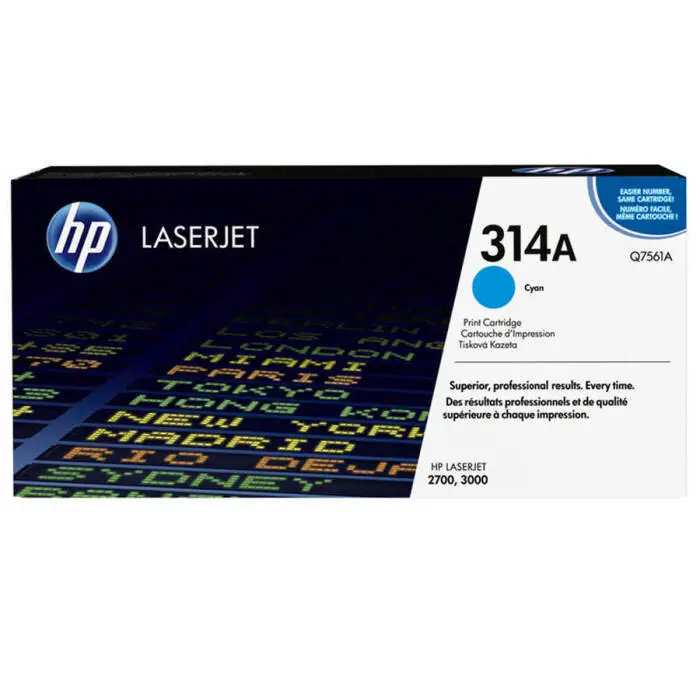 Hp 314A-Q7561A Mavi Orijinal Toner - 1