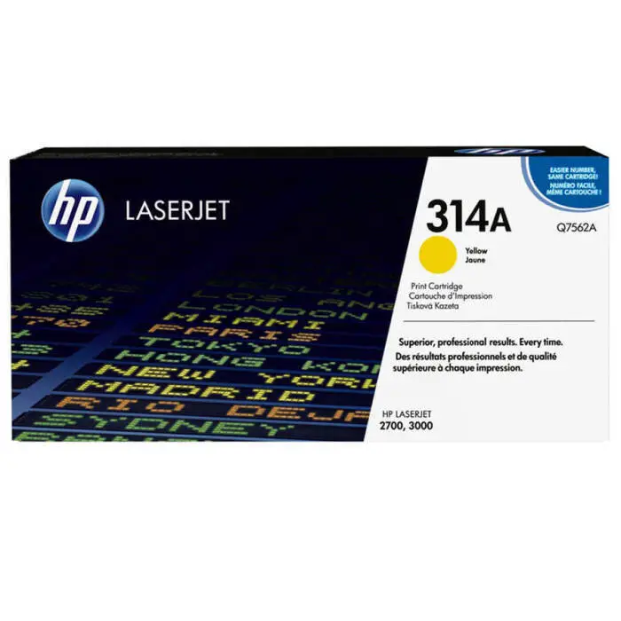Hp 314A-Q7562A Sarı Orijinal Toner - 1